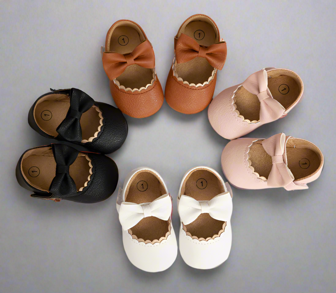 Sapatos de princesa com laço