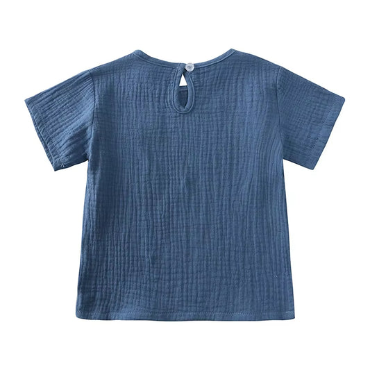 👕 Conjunto de musselina arejado – conjunto confortável de 2 peças