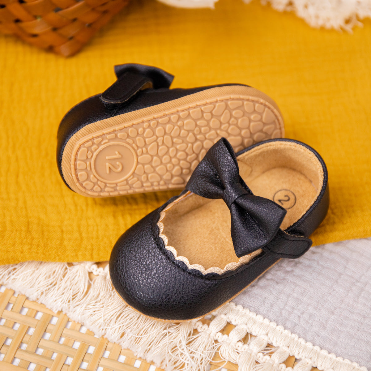Sapatos de princesa com laço