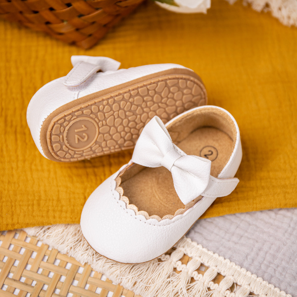 Sapatos de princesa com laço
