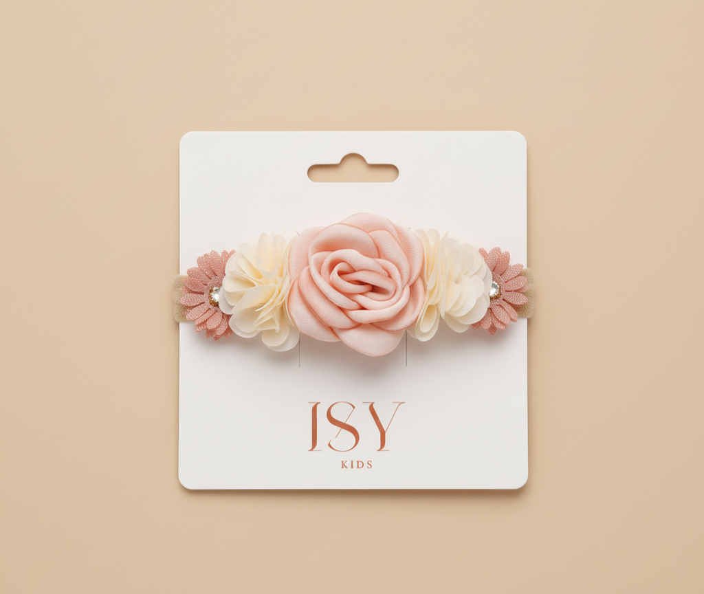 Fita de cabeça floral Blossom Baby