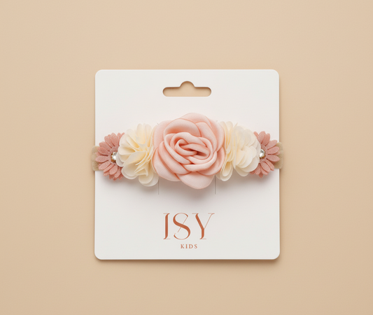 Fita de cabeça floral Blossom Baby