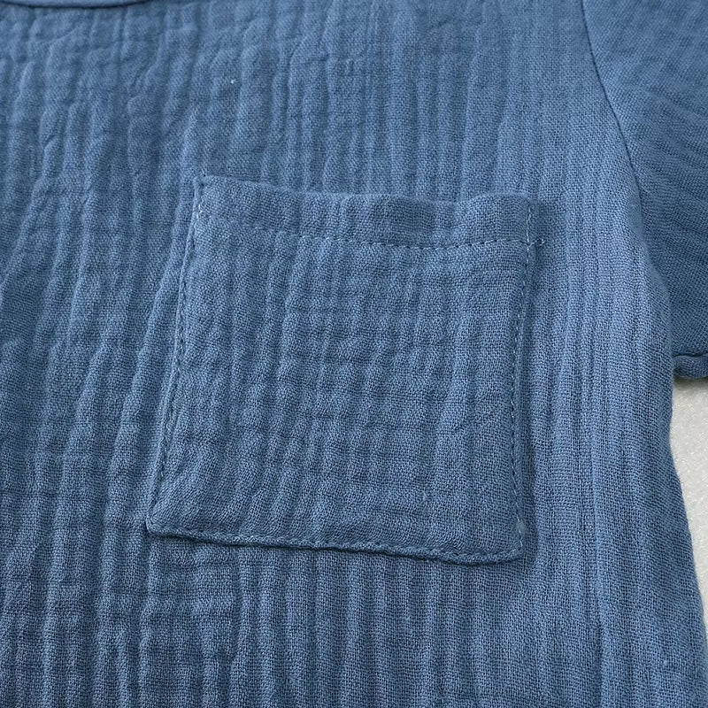 👕 Conjunto de musselina arejado – conjunto confortável de 2 peças