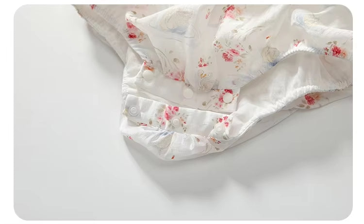 🌿 Body de verão ultraleve com chapéu a condizer