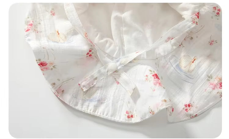 🌿 Body de verão ultraleve com chapéu a condizer