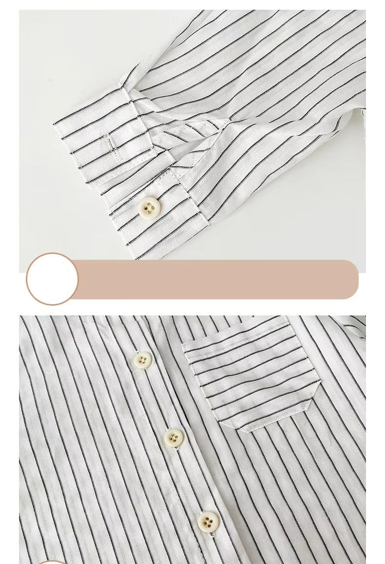 Camisa às riscas – conforto casual para todas as estações