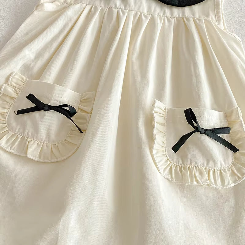 🌼 Lindo conjunto vestido com laço