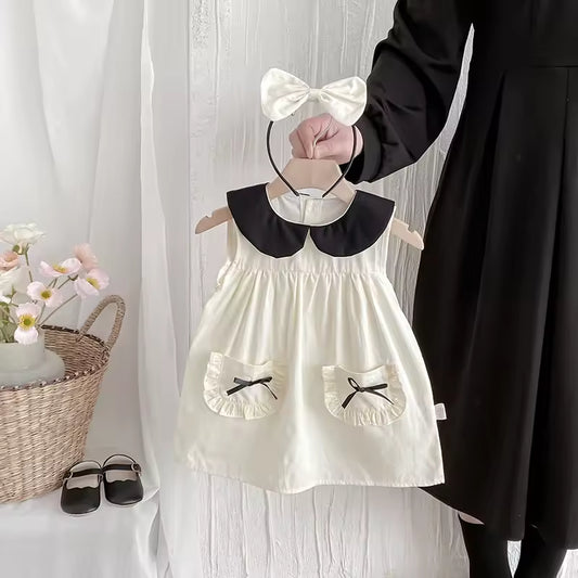 🌼 Lindo conjunto vestido com laço