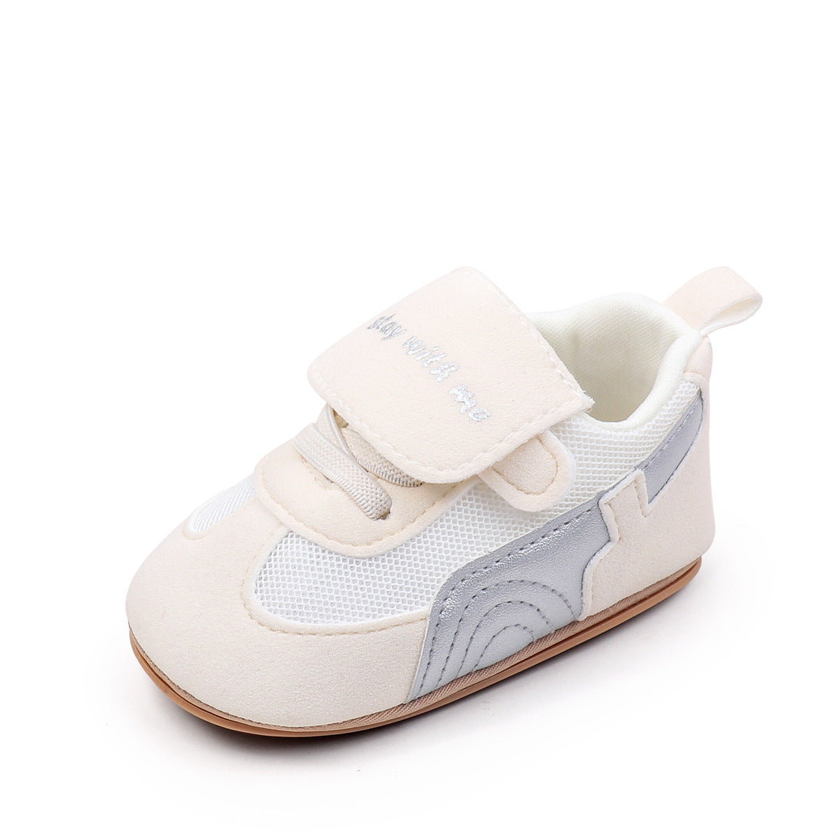 Ténis confortáveis ​​​​de velcro para bebés