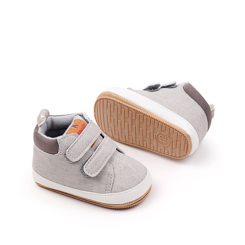 Sapatos casuais para bebé menino com tira dupla