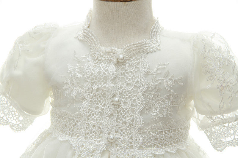 Vestido de batizado Heavenly Grace com touca a condizer