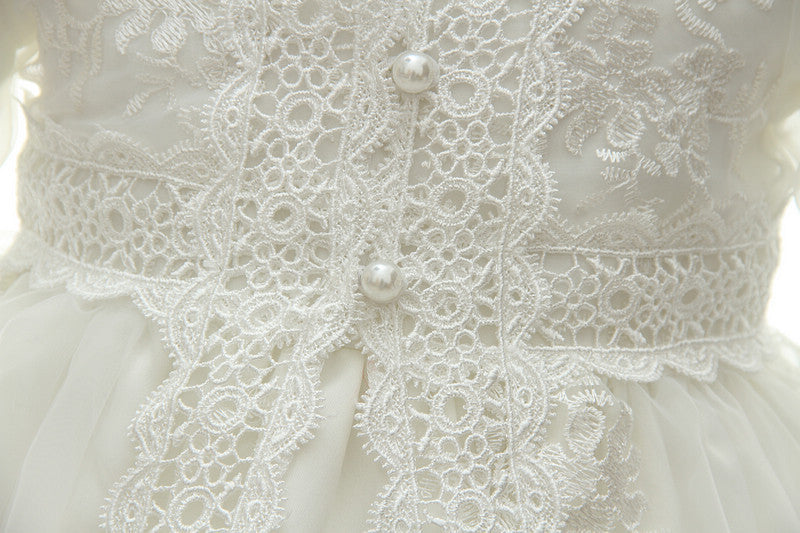 Vestido de batizado Heavenly Grace com touca a condizer