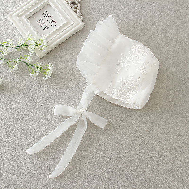 Vestido de batizado Heavenly Grace com touca a condizer