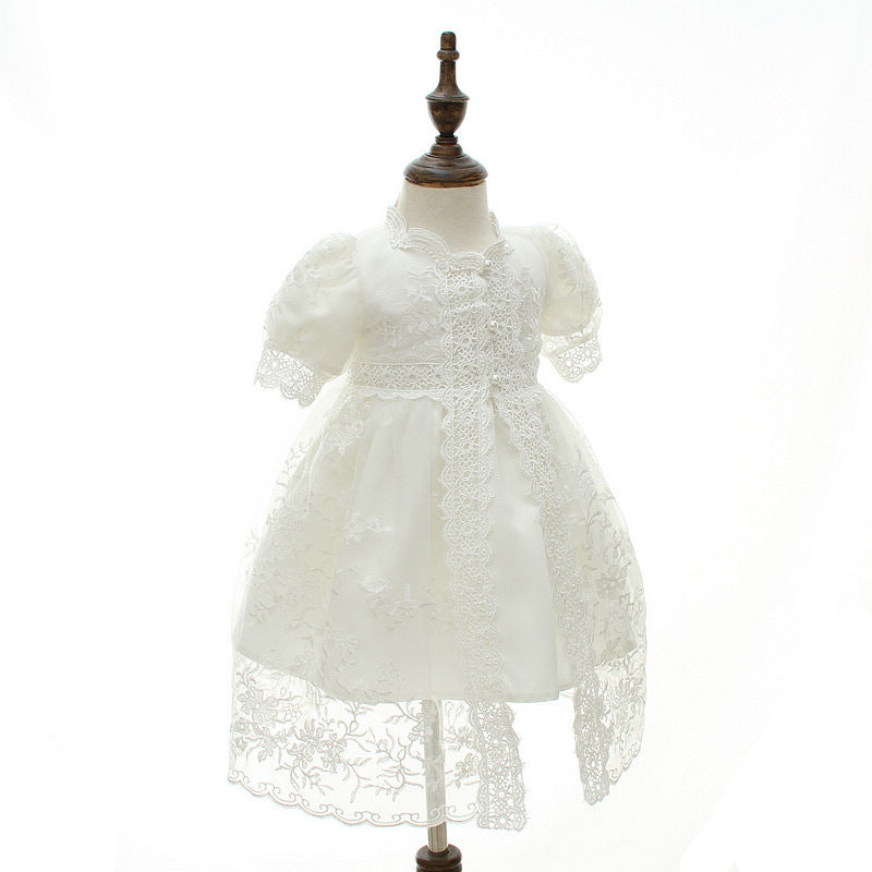 Vestido de batizado Heavenly Grace com touca a condizer