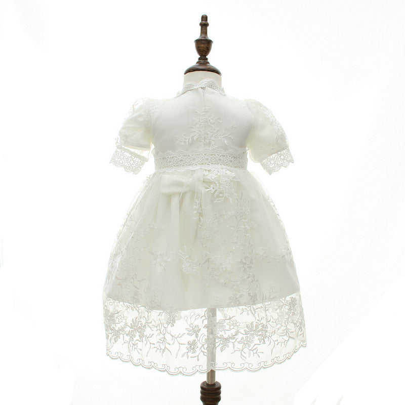 Vestido de batizado Heavenly Grace com touca a condizer