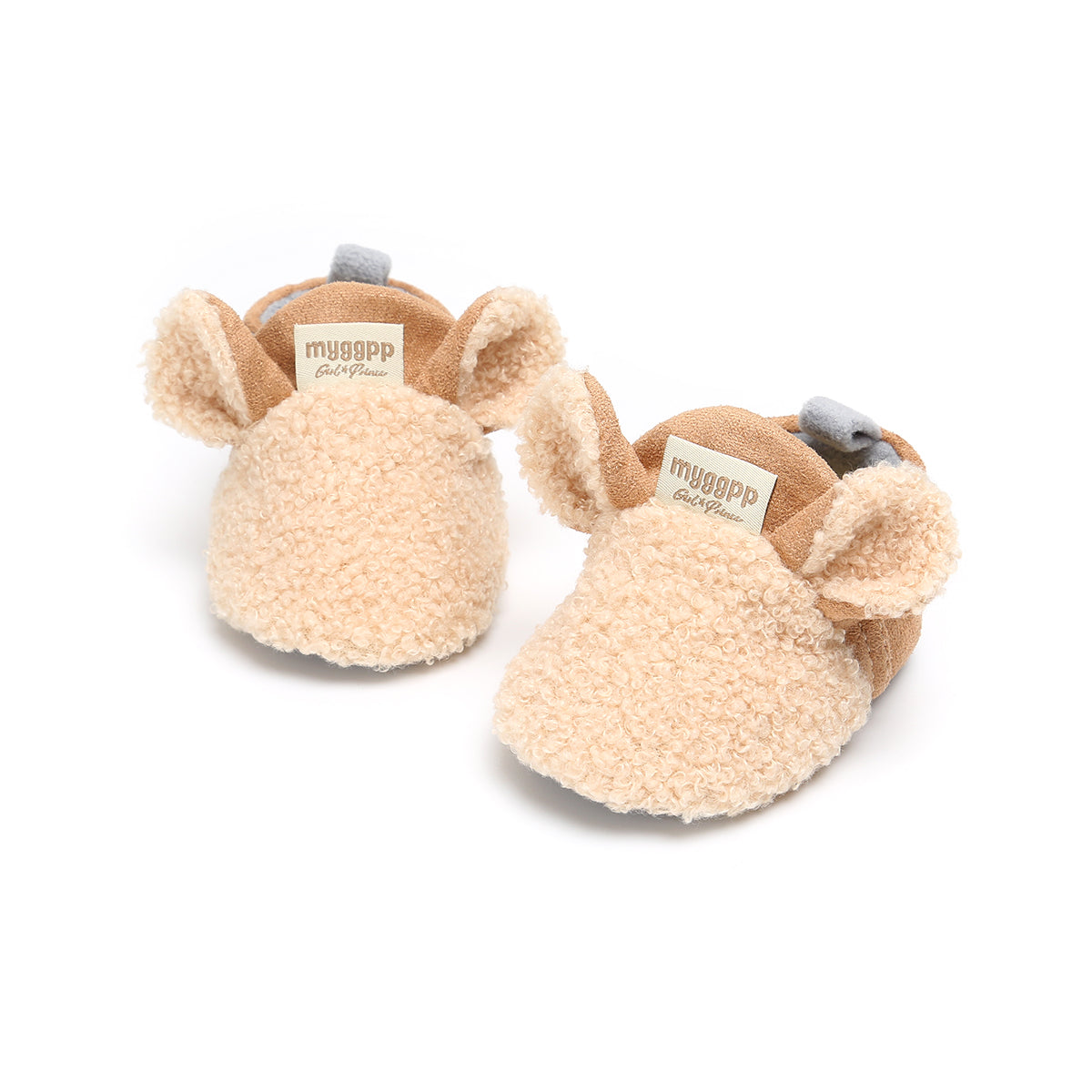 Sapatos de lã berbere quentes para recém-nascidos gatinharem