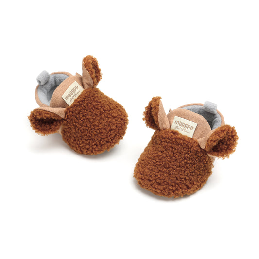 Sapatos de lã berbere quentes para recém-nascidos gatinharem